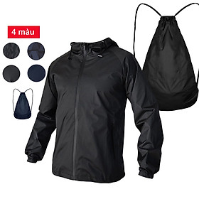 ÁO KHOÁC DÙ NAM HAHAMAN 2 TRONG 1 CHUYỂN ĐỔI THÀNH BALO SIÊU NHẸ AKD01