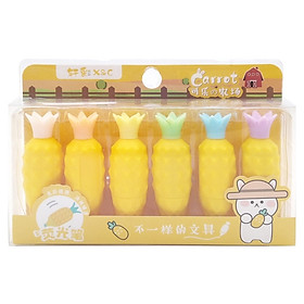 Bút Dạ Quang Trái Thơm 6 Màu XC-018