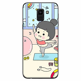 Ốp Lưng Dành Cho Điện Thoại Samsung Galaxy J6 2018 - Anime Cô Gái Tập Thể Dục