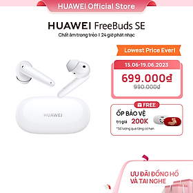 Mua Tai nghe HUAWEI FreeBuds SE | Chất Âm Trong Trẻo | 24 Giờ Phát Nhạc | Hàng Chính Hãng