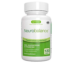 Neurobalance, Zinc Picolinate, Magnesium & Vitamin B6 Supplement for Adults & Children, 120 Tablets