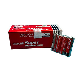 Mua Hộp 40 Viên Pin AA ( Pin Tiểu ) Maxell Siêu Bền - Hàng nhập khẩu