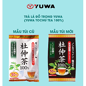 Trà Lá Đỗ Trọng Yuwa 100% Lá Đỗ Trọng Giảm Stress, Chống Lão Hóa , Hỗ Trợ Giảm Cân, Tốt Cho Tim Mạch