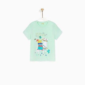Áo bé gái-Happy Llama M.D.K CGSUM19T02