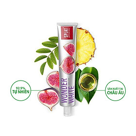 SPLAT special Kem Đánh Răng thảo mộc WONDER WHITE Trắng rạng ngời 75ml Nga, chống viêm, kháng khuẩn, ngừa sâu răng