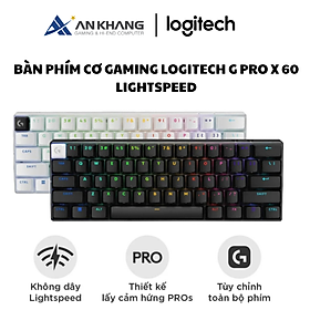 Bàn phím cơ Gaming Logitech G Pro X 60 LightSpeed - Hàng Chính Hãng - Bảo Hành 24 Tháng
