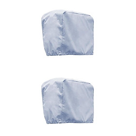 2 Packs Outboard Motor Boat Engine Protector Cover 55x33x45cm & 80x45x75cm