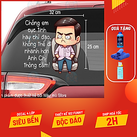 Decal dán xe, tem dán xe, Baby in car thiết kế đặc biệt phủ sơn UV dán kính hậu ôtô Mày mò Store