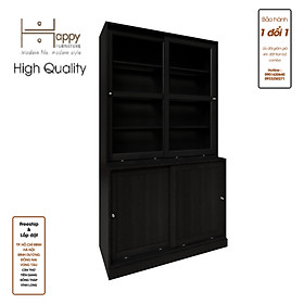 Mua  Happy Home Furniture  SCANDINA  Tủ đựng đồ cửa kính 4 cánh lùa  120cm x 49cm x 213cm ( DxRxC)  TCL_026
