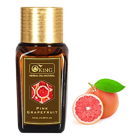 Tinh dầu Bưởi hồng nguyên chất (Pink Grapefruit) 10ml