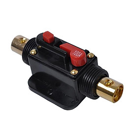 12V Car Audio AGU Fuse Holder 4-8 AWG Inline Circuit Breaker Protection 100A