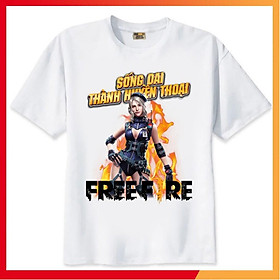 Áo thun in hình Game Free Fire Laura