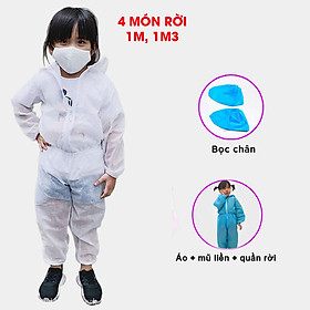 [ĐỦ SIZE ĐỦ MÀU] Đồ bảo hộ y tế người lớn và trẻ em set RỜI và set LIỀN