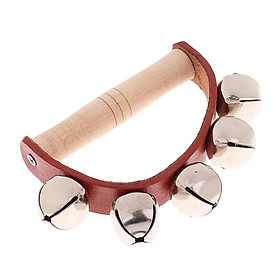 Orff Musical Precussion Instrument Wooden Handle Rattle For Kids