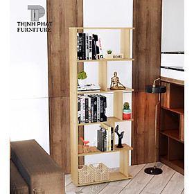 KỆ SÁCH- KỆ TRANG TRÍ 5 TẦNG TRƯNG BÀY, HIỆN ĐẠI THỊNH PHÁT FURNITURE KS-TP 07 (65cm x 164cm)