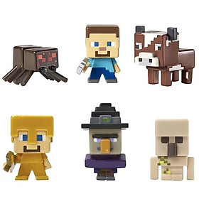 6 nhân vật minecraft mini figure random