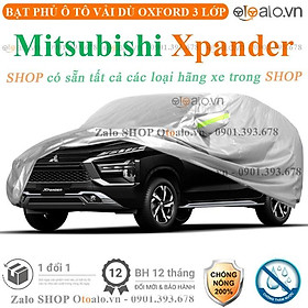 Bạt che phủ xe ô tô Mitsubishi Xpander 3 lớp cao cấp