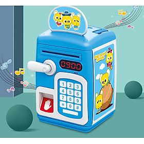 Mua Đồ Chơi Cho Bé Két Sắt Mini Dấu Vân Tay Mật Khẩu Có Tay Cầm Tiện Lợi