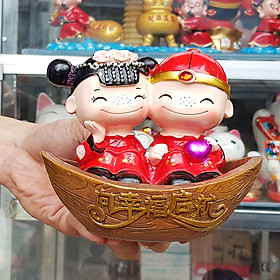 Mua Tượng Cô Dâu - Chú Rể mẫu Chiếc Thuyền Tình Yêu