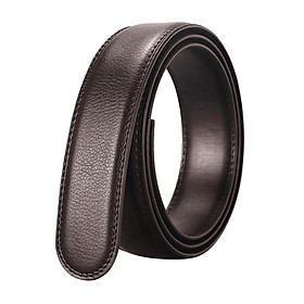 Replacement Belt Strap Trendy Casual PU Leather Ratchet Belt without Buckle