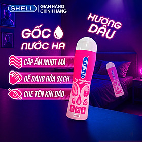 Gel bôi trơn hương dâu Shell Play Strawberry - Chai 100ml | SHELL CHÍNH HÃNG