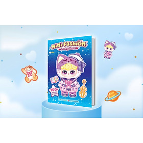 Mini Fashion - Lucky Meow (100+ stickers dễ thương) - Sách bóc dán sticker cho bé gái
