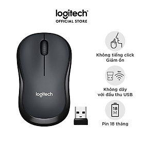 Chuột Không Dây Logitech M220 Silent Plus - Hàng Chính Hãng