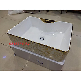 Mua Châu lavabo sứ nghê thuật cao cấp  chậu rửa mặt