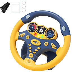 Simulation Steering Wheel Toy Learning Educational Toys Pretend Driving Toy for Children