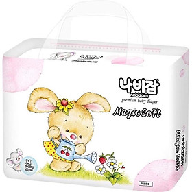 Combo 4 bịch Tã Bỉm Nabizam Magic Sofl dán/quần siêu thấm hút mềm mại cho da bé 