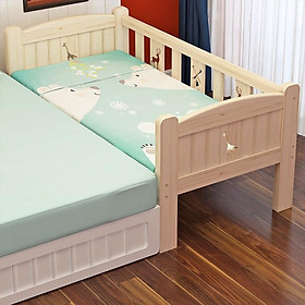 Mua Giường ghép cho trẻ em  giường gỗ cho bé kích thước dài 168cm rộng 88cm chất liệu gỗ thông cho bé từ 0-15 tuổi