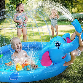 Đài Phun Nước Chú Voi Con Té Nước Tại Nhà Ganapoco 3 in 1 Splash Kids