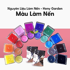 Màu Làm Nến Lên Màu Chuẩn Nguyên Liệu Dùng Làm Nến Thơm Trang Trí Heny