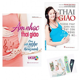 Download sách Combo Âm Nhạc Thai Giáo - Càng Nghe Càng Thông Minh + Thai Giáo Phương Pháp Khoa Học Dạy Con Từ Trong Bụng Mẹ + Tặng Kèm Bookmark AHA