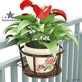 Mua Giỏ hoa treo tường ban công giỏ sắt treo ban công sơn tĩnh điện hàng đẹp thẩm mỹ
