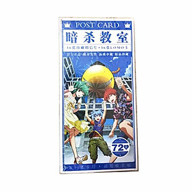 (BÌA NGẪU NHIÊN) Hộp ảnh POSTCARD mẫu mới ASSASSINATION CLASSROOM - LỚP HỌC ÁM SÁT anime dễ thương