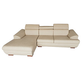 Ghế Sofa Cao Cấp _ Da Hàn Quốc _ Màu Kem _ Size 2500 x 1600