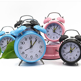 Mua Đồng hồ báo thức 2 quả chuông đồng hồ báo thức để bàn tiện lợi chuông to  pin lâu phù hợp với phòng ngủ  phòng làm việc - hàng chính hãng Vinetteam