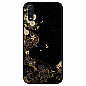 Ốp lưng dành cho Samsung A01 mẫu Hoa Văn Hoa Trắng