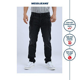 Quần Jeans Nam Màu Đen Thời Trang Cao Cấp MESSI MJB0192