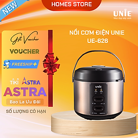 Mua Nồi Cơm Điện UNIE UE-626 Công Nghệ Đức Đế Nồi 60 Độ Giúp Nấu Cơm Nhanh Và Ngon Hơn Công Suất 700W Dung Tích 1.8L Đủ Cho 6 Người - Hàng Chính Hãng