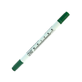 Bút Viết 2 Đầu Kuretake 040 MS-6600 - Xanh Lá