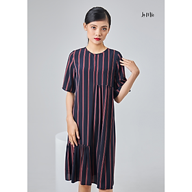 Đầm dáng suông nhún bèo cách điệu Maxivic, La Mộc LM012295