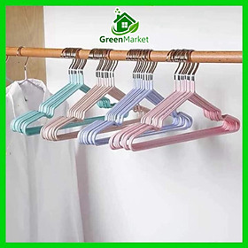 Mua SET 10 MÓC TREO QUẦN ÁO INOX BỌC NHỰA HANGER