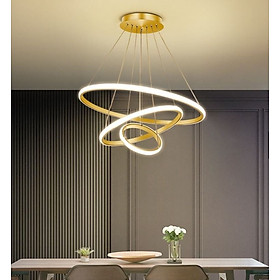 Mua Đèn thả MONSKY ADELE 3 vòng 3 chế độ màu ánh sáng có điều khiển từ xa tiện dụng 20-40-60cm