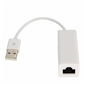 Bộ chuyển đổi USB ra LAN RJ45 (Trắng) USB 2.0 to fast Ethernet