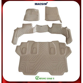Thảm lót sàn ô tô xe Toyota Land cruiser LC300 2022+ (sd) nhãn hiệu Macsim - chất liệu tpe cao cấp màu be