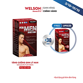 Viên Uống Tăng Cường Sinh Lý Nam Welson For Men hộp 60 viên