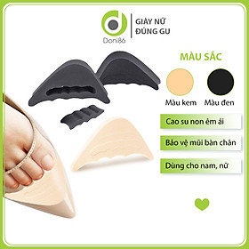 Combo 2 cặp lót giày nam đệm êm ngón chân chất liệu cao su non PK50A