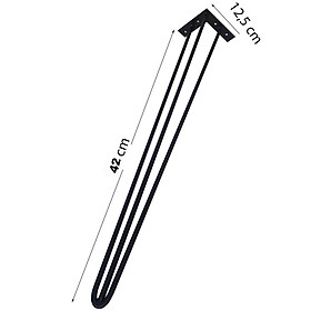 Mua Chân bàn sắt 3 nan 42 cm